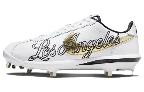 Nike Cortez Lunar Cortez Baseball Leather Cushioning Slip Resistant Abrasion Resistant Low top Training Shoes Men's
