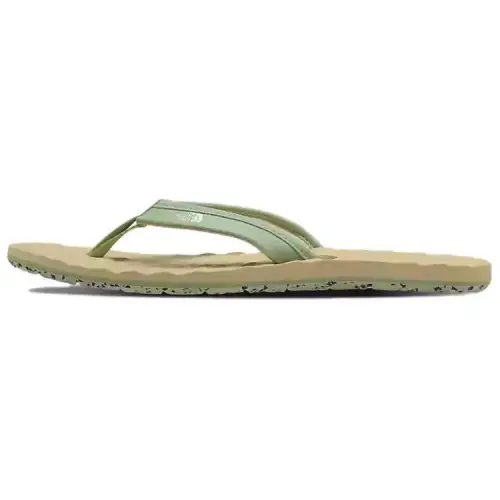 THE NORTH FACE Comfortable Slip Resistant Flip Flops Women's Green Brown
