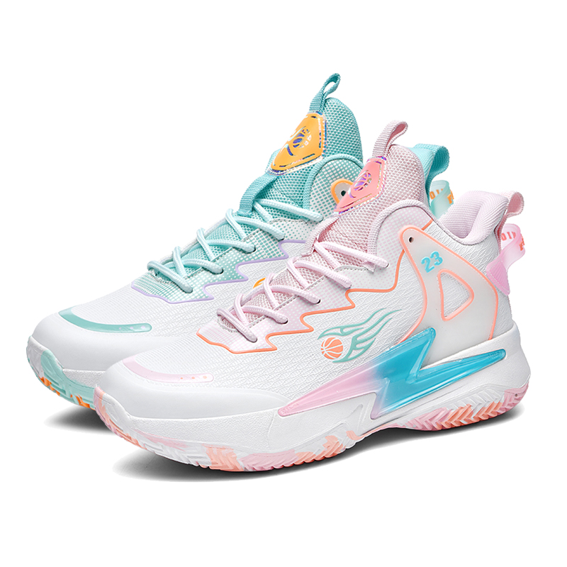 HEIWEILU Cushioning Slip Resistant Abrasion Resistant Breathable Low top Basketball Shoes Unisex