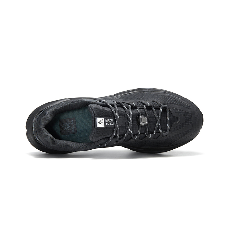 KAILAS Slip Resistant And Breathable Low top Hiking Shoes Men’s Ink Black