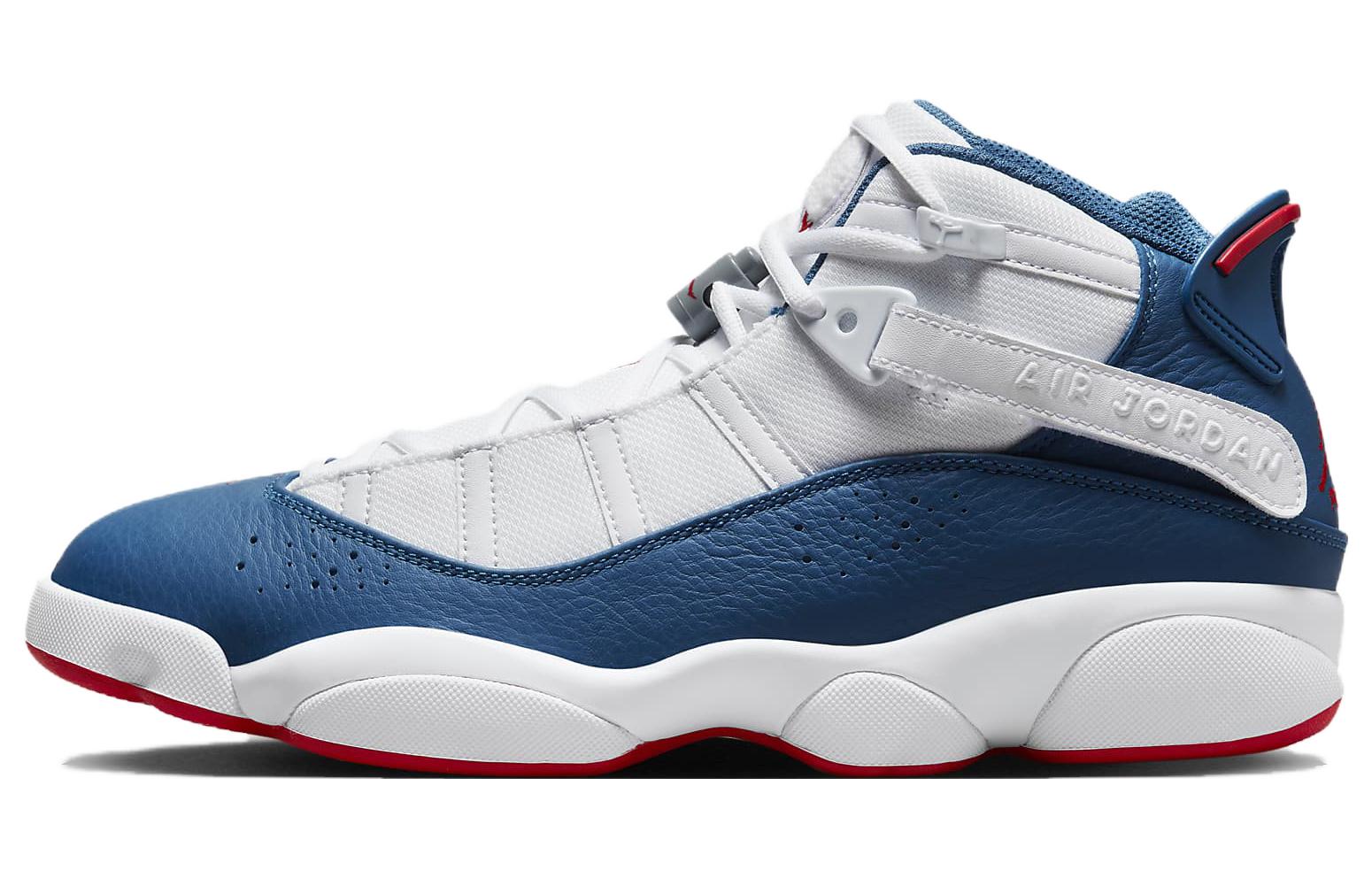 Мужские кроссовки Jordan Jordan Air Jordan 6 Rings (бело-синие)