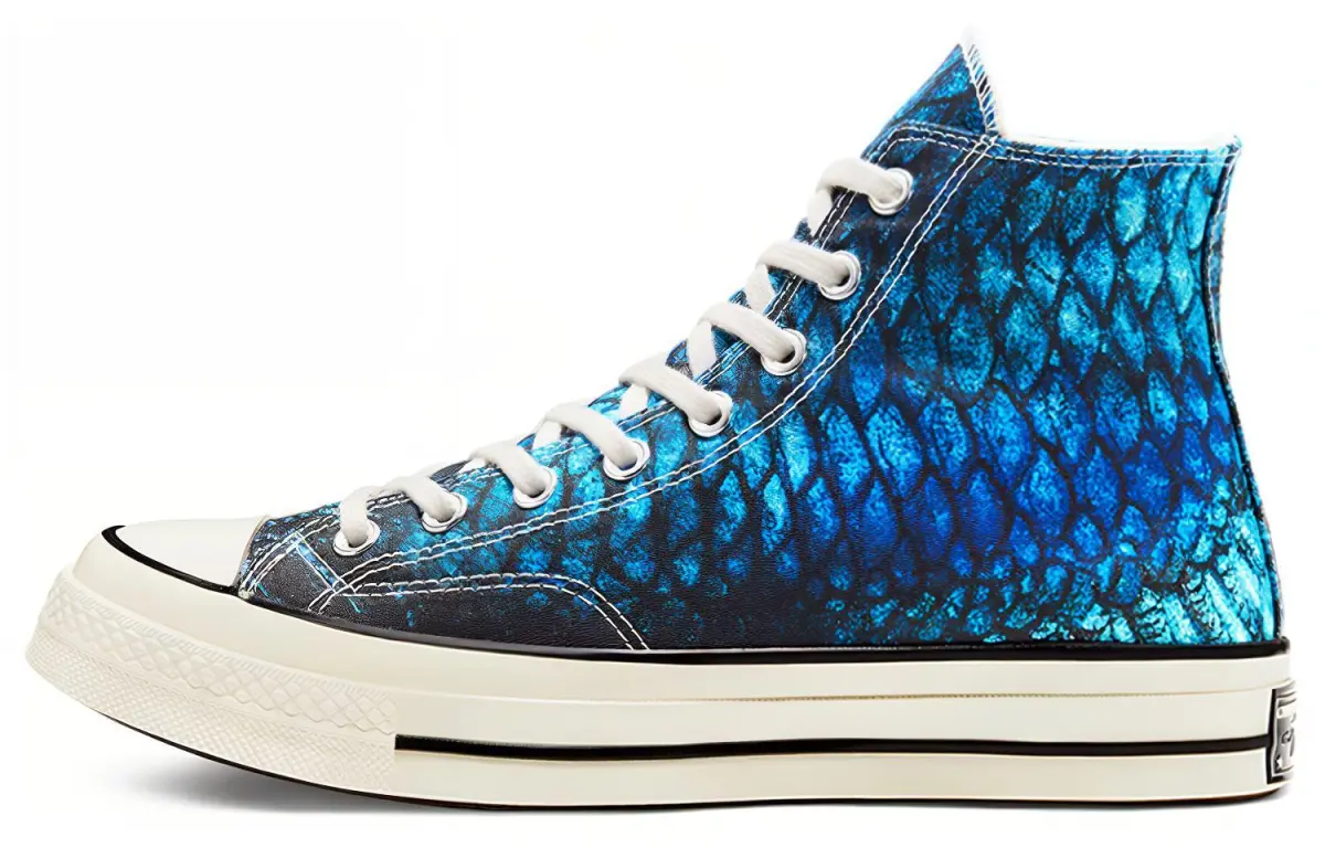 Converse Animal Print Chuck 1970s 'Blue White'