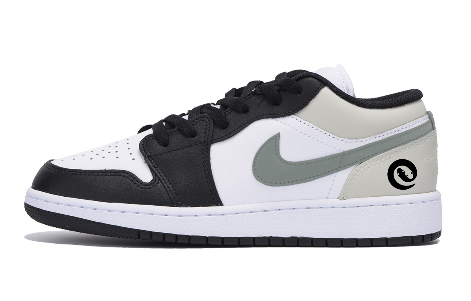 Jordan Air Jordan 1 Vintage Basketball Shoes Men’s Low Top Black Gray