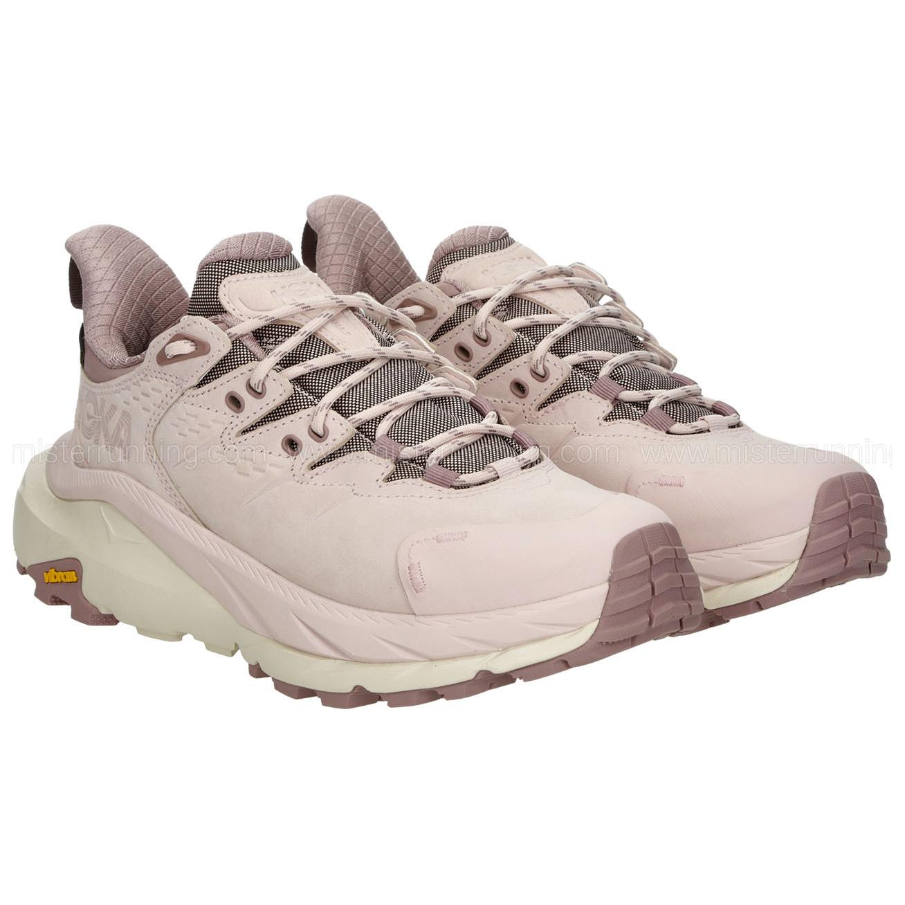 HOKA ONE ONE Kaha 2 Slip Resistant Abrasion Resistant Low top Hiking Shoes Women’s Light Pink