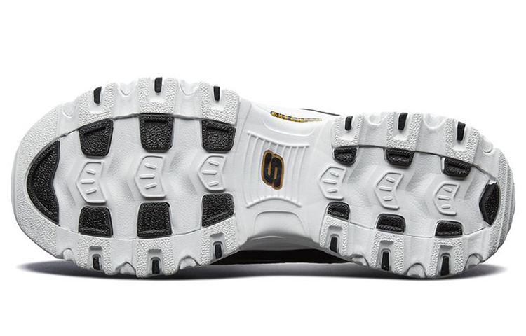 Женские кроссовки Skechers D'Lites (черно-золотой) — фото 5
