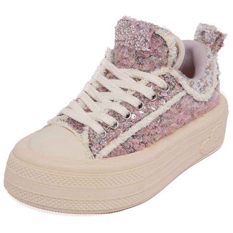 Foreshadow Double Uni 1.0 Violet And Crimson Low top Canvas Shoes Women's Rose Red