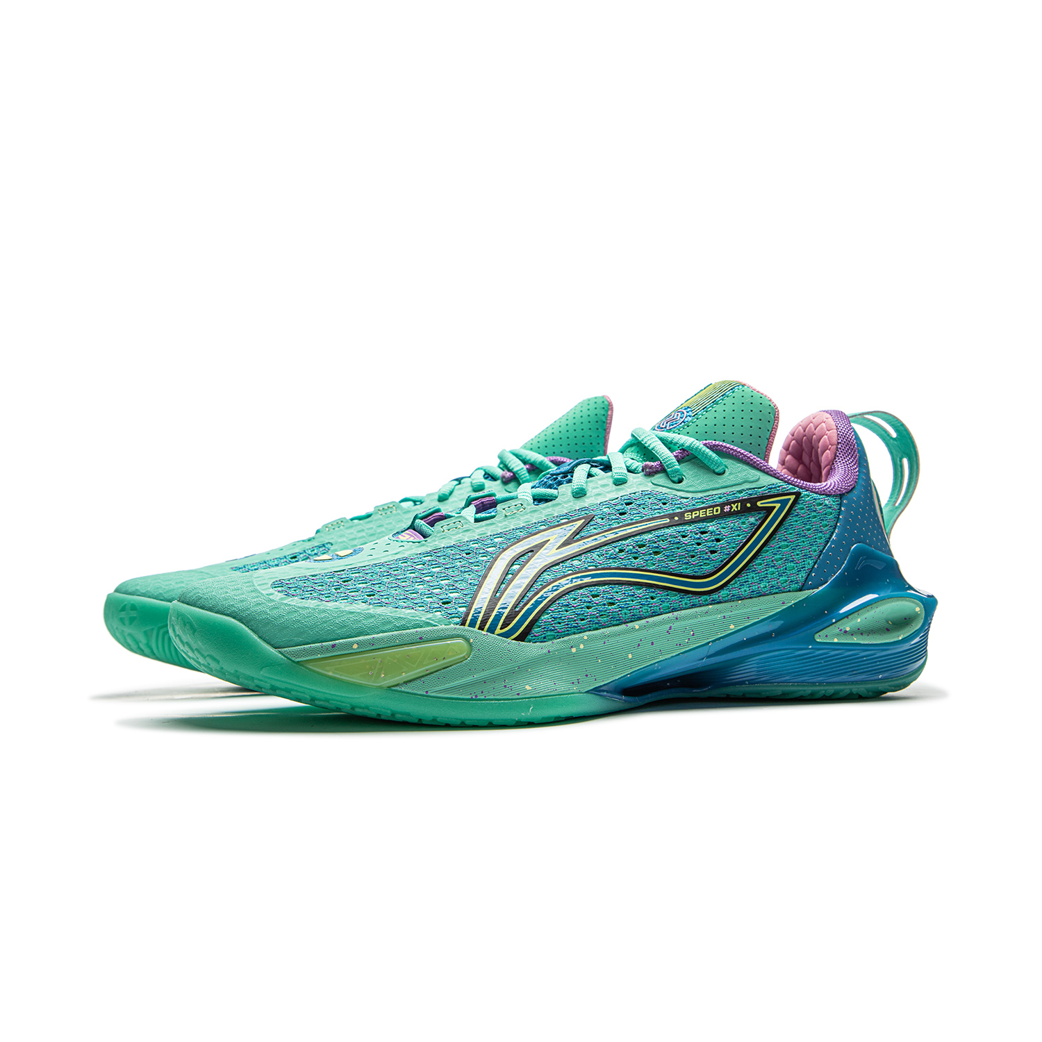Li Ning Speed 11 Cushioning Slip Resistant Abrasion Resistant Breathable Rebound Anti Twist Grip Low top