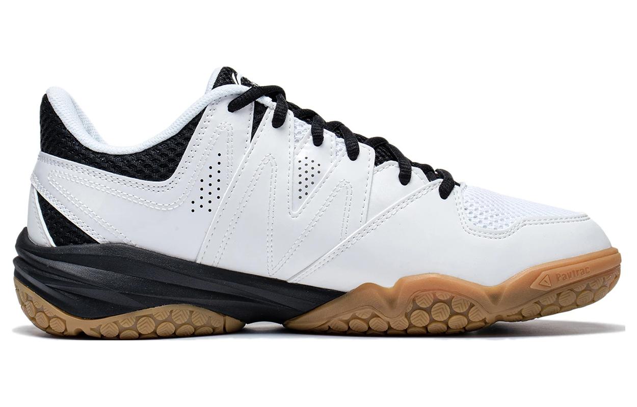 Li Ning Seamless Textile, Synthetic Leather Abrasion Resistant Breathable Low top Badminton Shoes Unisex White Black
