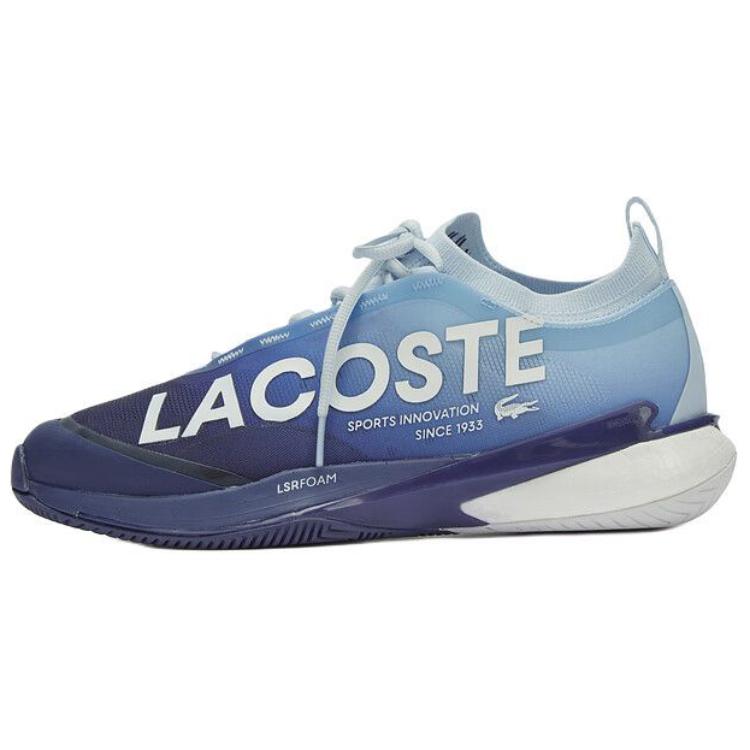 LACOSTE Fabric Vintage Low top Tennis Shoes Men’s Dark Blue
