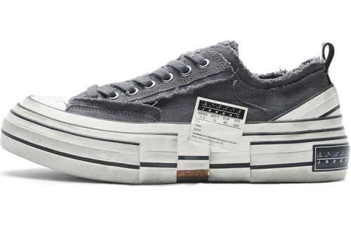 VESSEL Low top Canvas Shoes Unisex Gray