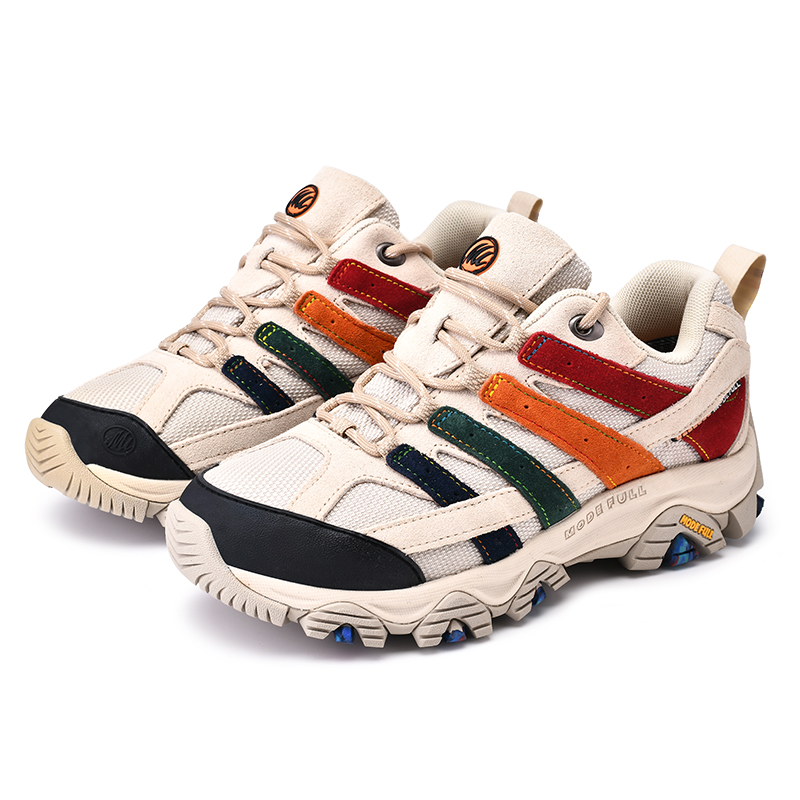 MODE FULL Comfortable Cushioning Slip Resistant Abrasion Resistant Waterproof And Breathable Low top Hiking Shoes