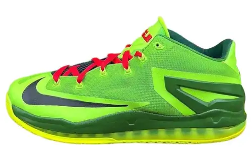 Nike Lebron 11 Cushioning Slip Resistant Low top Basketball Shoes Men's Green