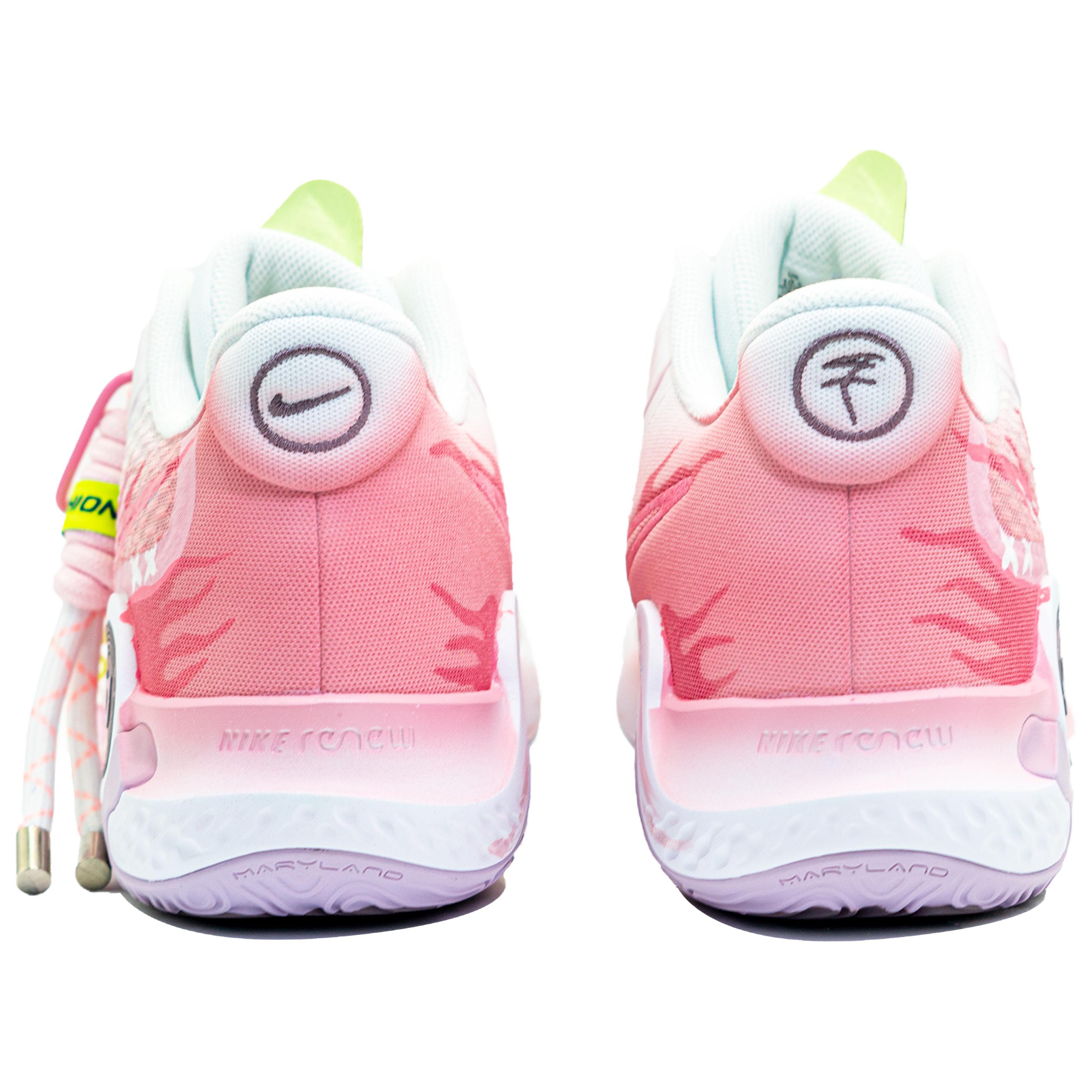 Nike KD Trey 5 IX Slip Resistant Abrasion Resistant Mid top Vintage Basketball Shoes Men’s Pink