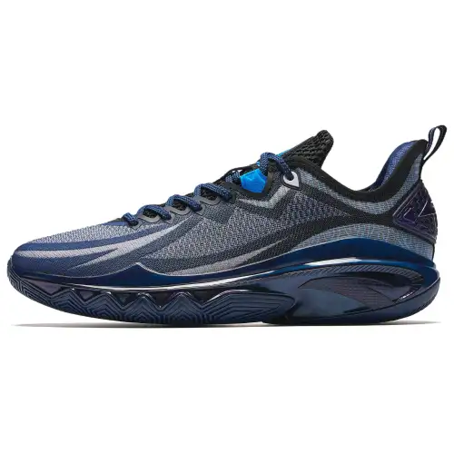 Anta Swagger 2 Cushioning Abrasion Resistant Rebound Low top Basketball Shoes Men's Blue