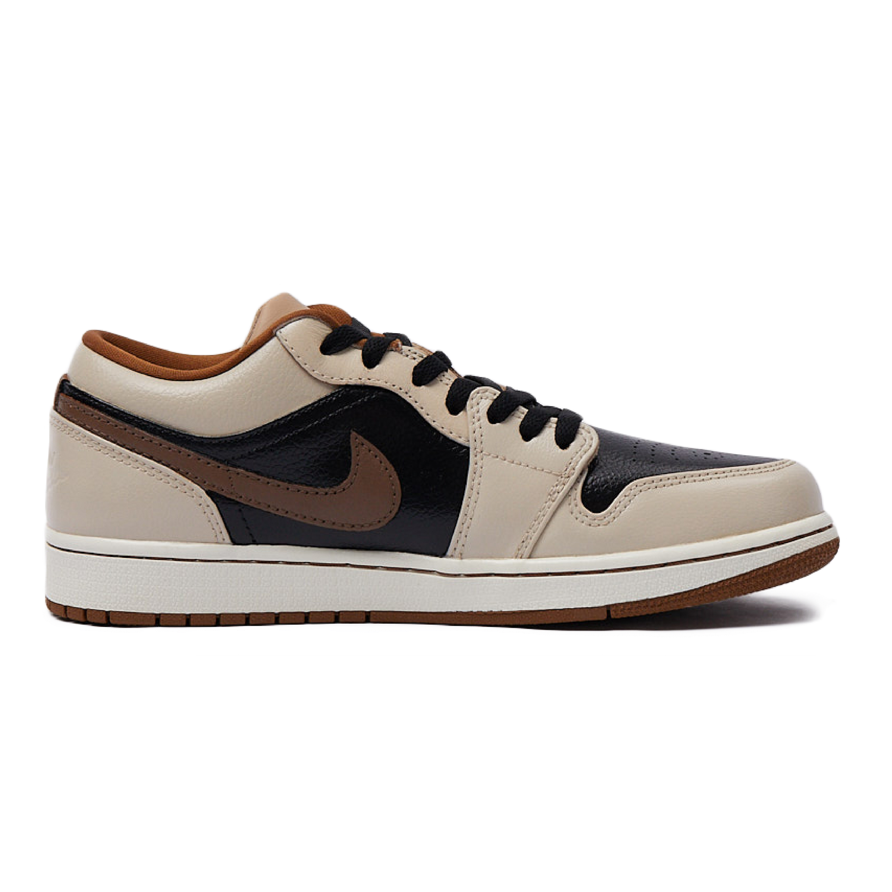 Jordan Air Jordan 1 Vintage Basketball Shoes Men’s Low Top Black/Brown