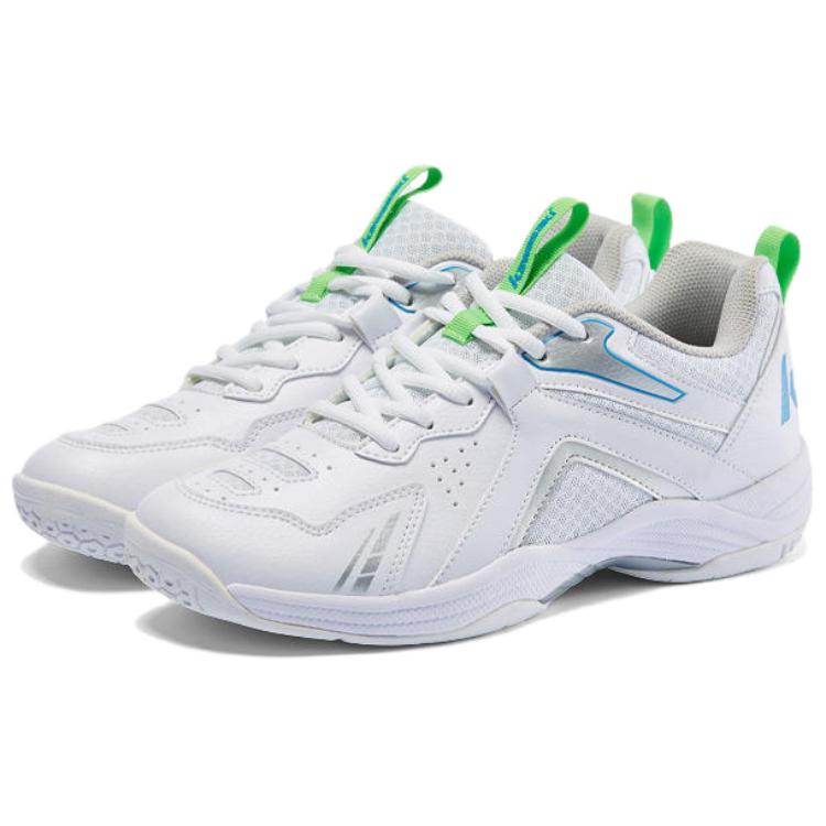 Kawasaki Cushioning Slip Resistant Low top Badminton Shoes Unisex White Gray