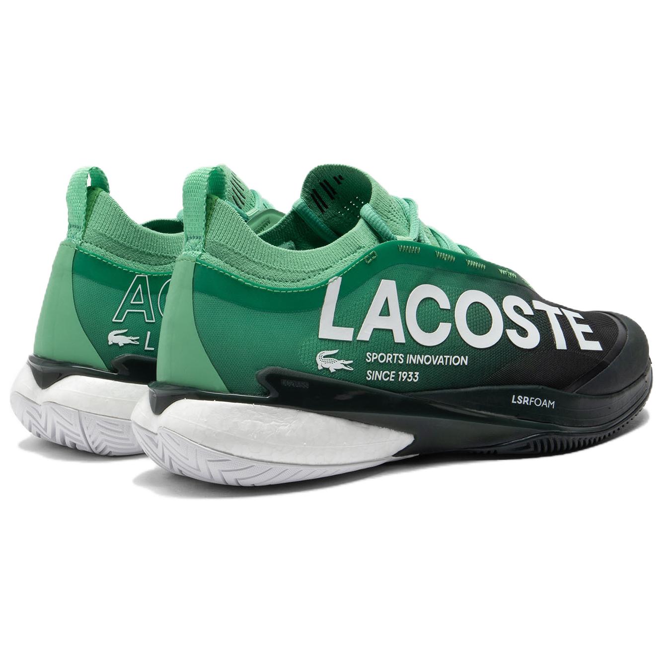 LACOSTE Slip Resistant Abrasion Resistant Low top Tennis Shoes Men’s Green