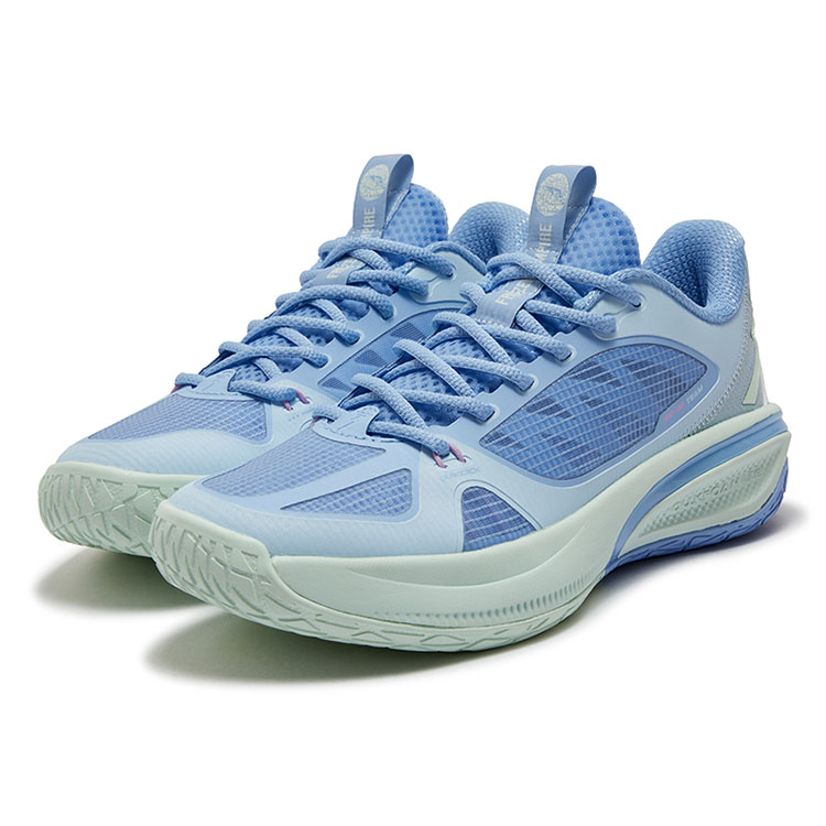 361° Cushioning Anti Slip And Wear Resistant Support Rebound Low Top Basketball Shoes Men’s Foam Teal