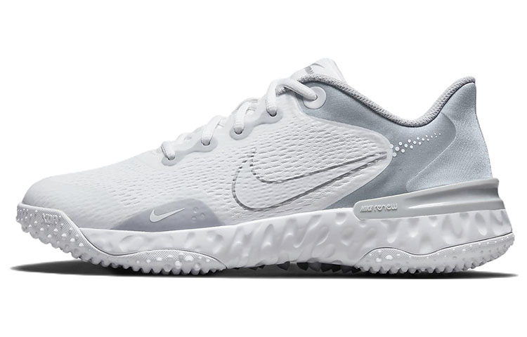 Nike Alpha Huarache Elite 3 Turf 'White Metallic Silver' Women's