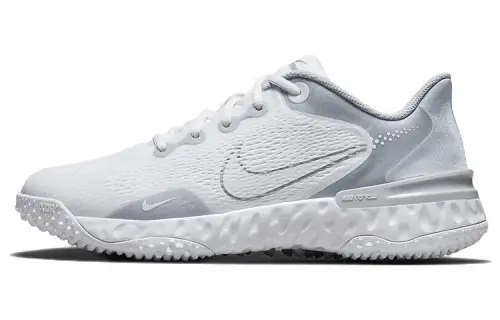 Nike Alpha Huarache Elite 3 Turf 'White Metallic Silver' Women's