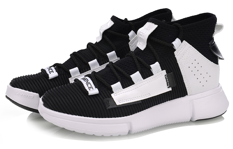Li Ning Essence 2 Vintage Basketball Shoes Women’s Mid Top Black/White