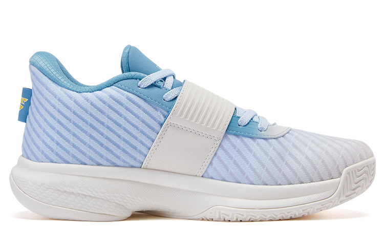 PEAK Serpent Cushioning Rebound Cushioning Rebound Low top Basketball Shoes Men’s Blue White