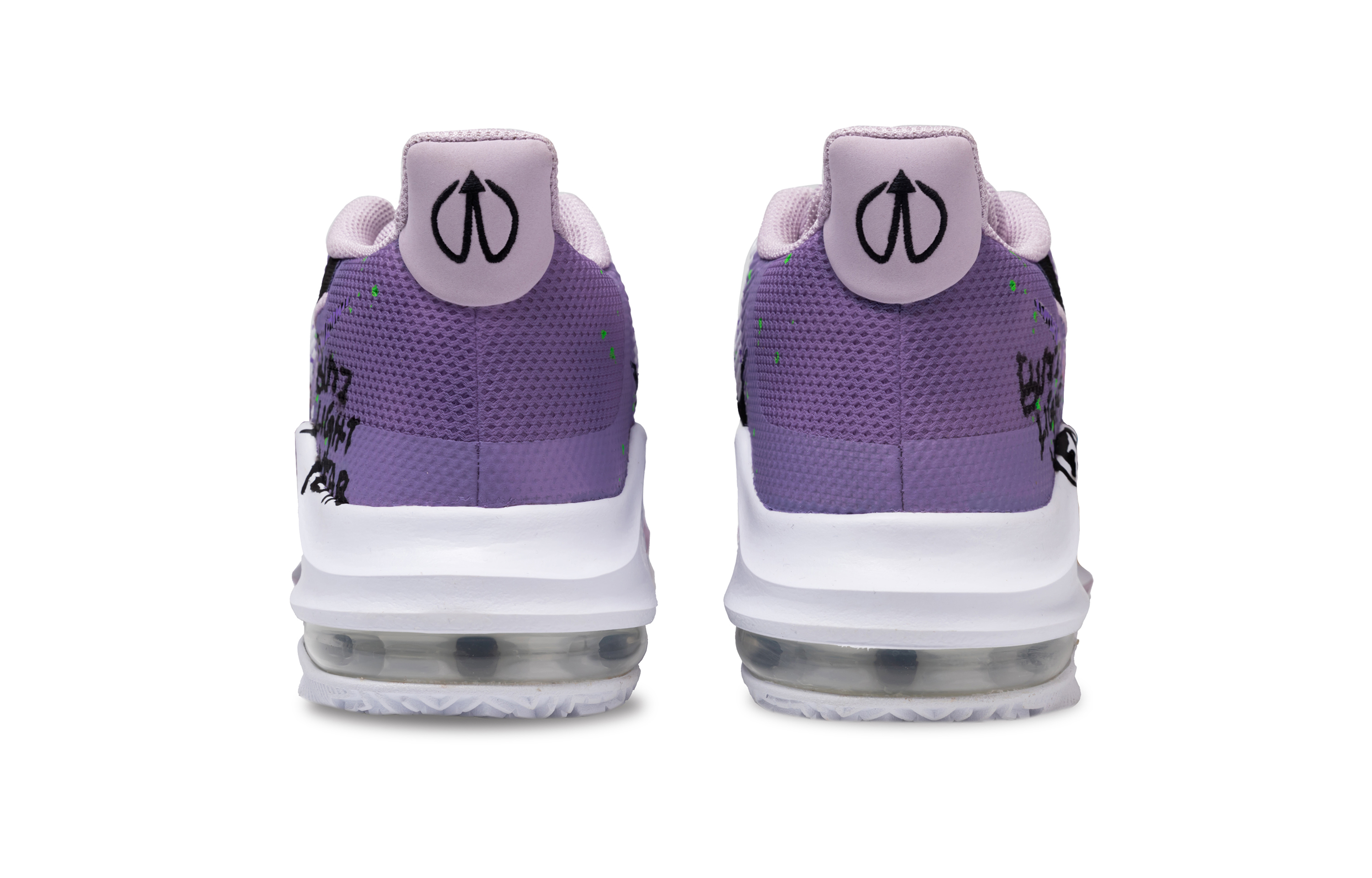Nike Air Max Impact Basketball Shoes Men’s Low Top White Purple