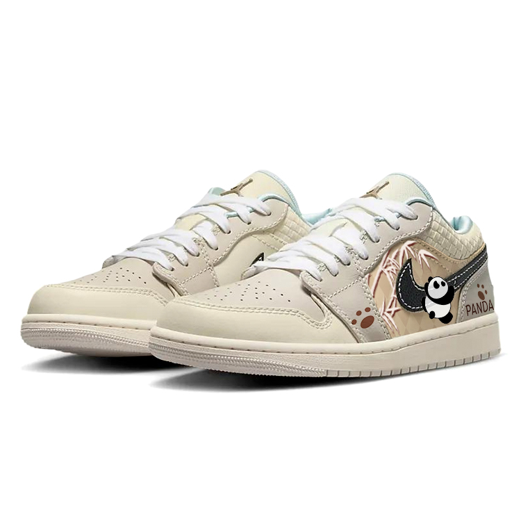Jordan Air Jordan 1 Vintage Basketball Shoes Women’s Low Top White/Brown