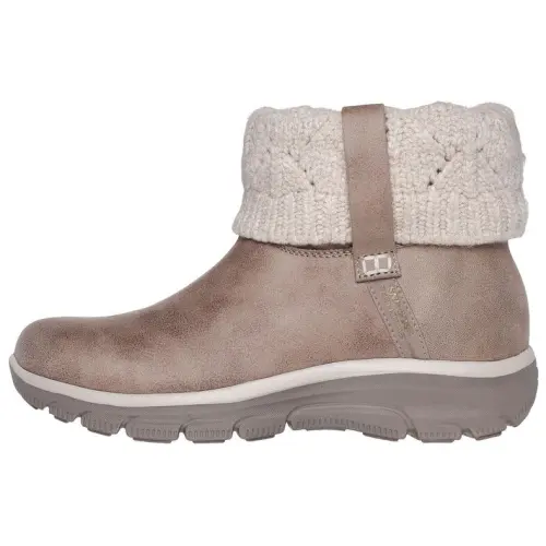 Skechers Slip Ins Short Snow Boots Women's Umber