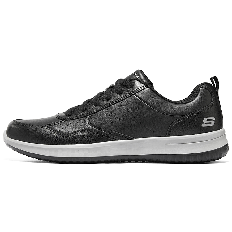 Мужские кеды Skechers Skechers Delson 1.0 (черно-белые)