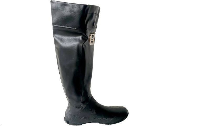 WBSJ Waterproof Rain Boots Unisex Gray