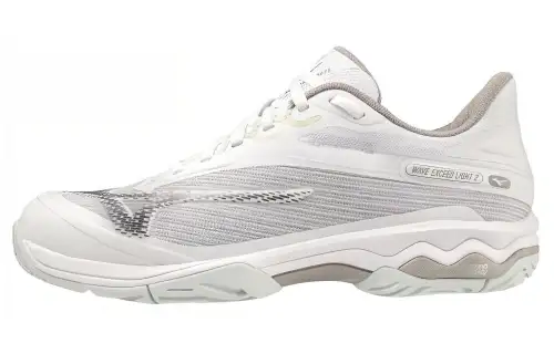 Mizuno Wave Exceed Light 2 Ac Versatile Cushioning, Wear Resistant Low top Tennis Shoes Women's White Green