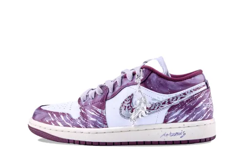 Jordan Air Jordan 1 Cushioning Slip Resistant Cushioning Slip Resistant Low top Vintage Basketball Shoes Unisex
