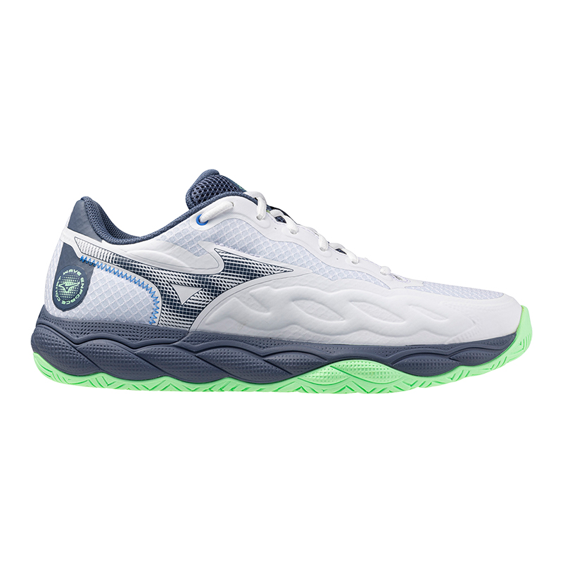 Mizuno Wave Enforce Cushioning Abrasion Resistant Coverage Low top Tennis Shoes Unisex White