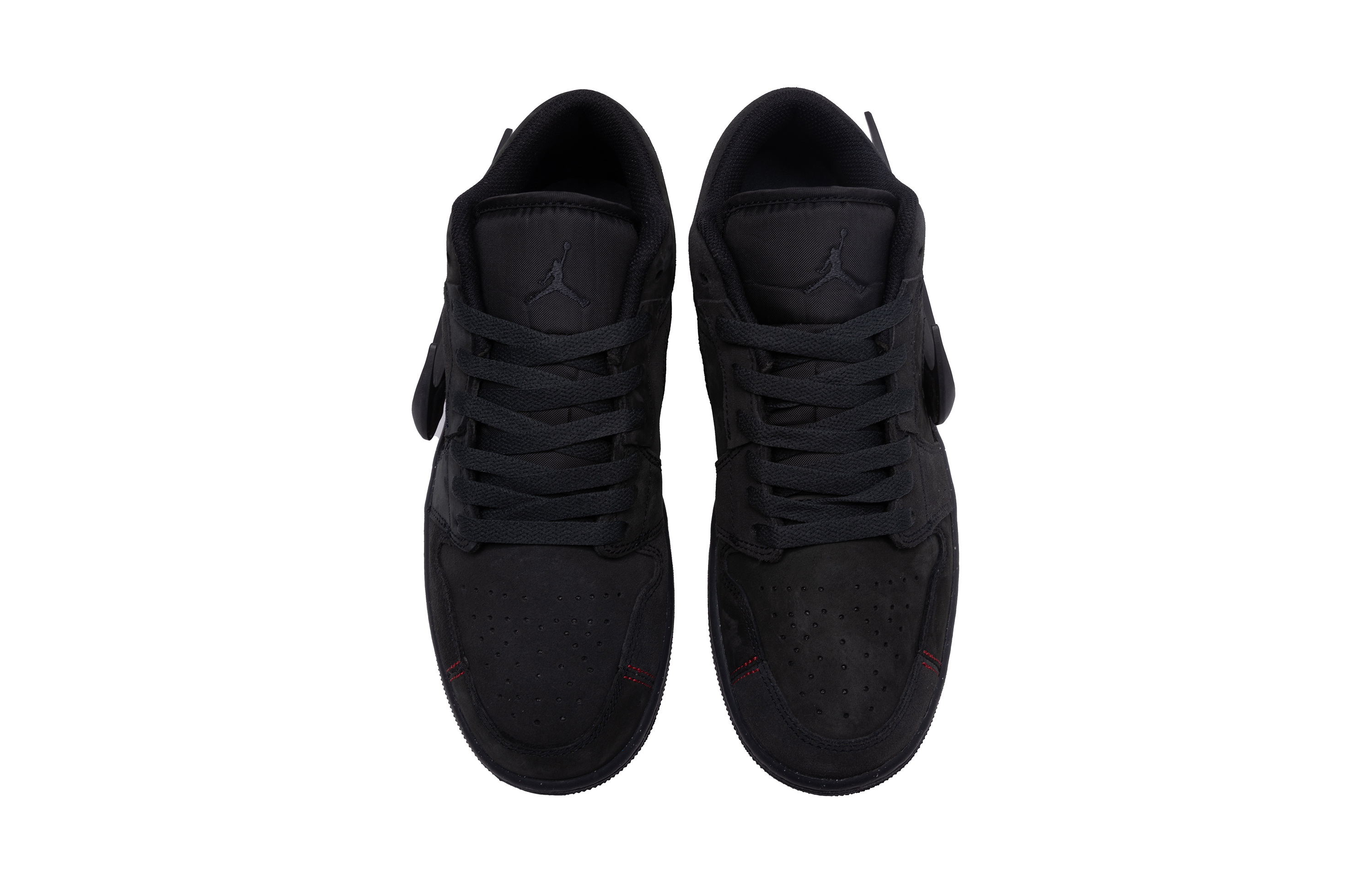 Jordan Air Jordan 1 Dracula Slip Resistant Abrasion Resistant Low top Vintage Basketball Shoes Men’s Black Gray