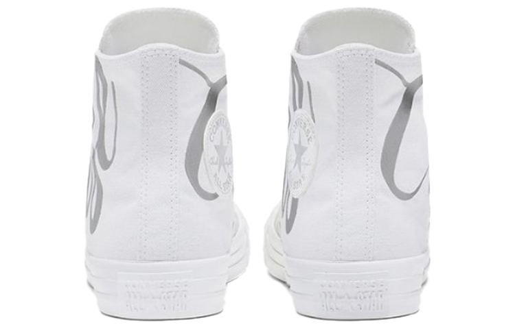 Женские кеды Converse Chuck Taylor All Star Iridescent Star High Top (белые) — Белый — фото 4