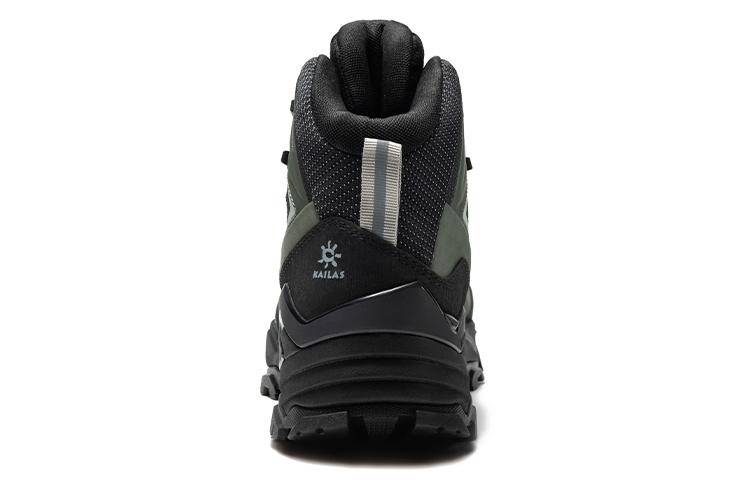 KAILAS Outdoor Sports Waterproof And Slip Resistant Mid top Hiking Shoes Men’s Dark Moss Green