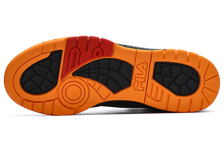 Мужские кроссовки Fila FUSION Teratach -pack (фиолетово-черные) — 贵族紫/黑/橙 — фото 5