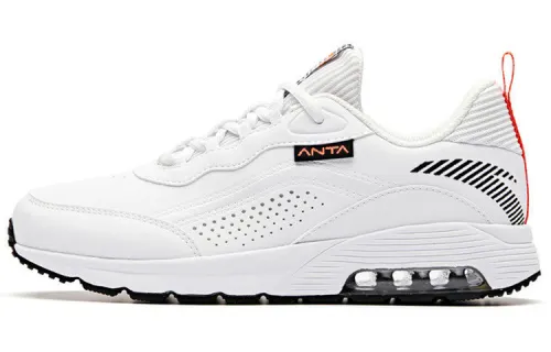 ANTA Training Shoes Women's Low Top Anta White/Fluorescent Orange/Black