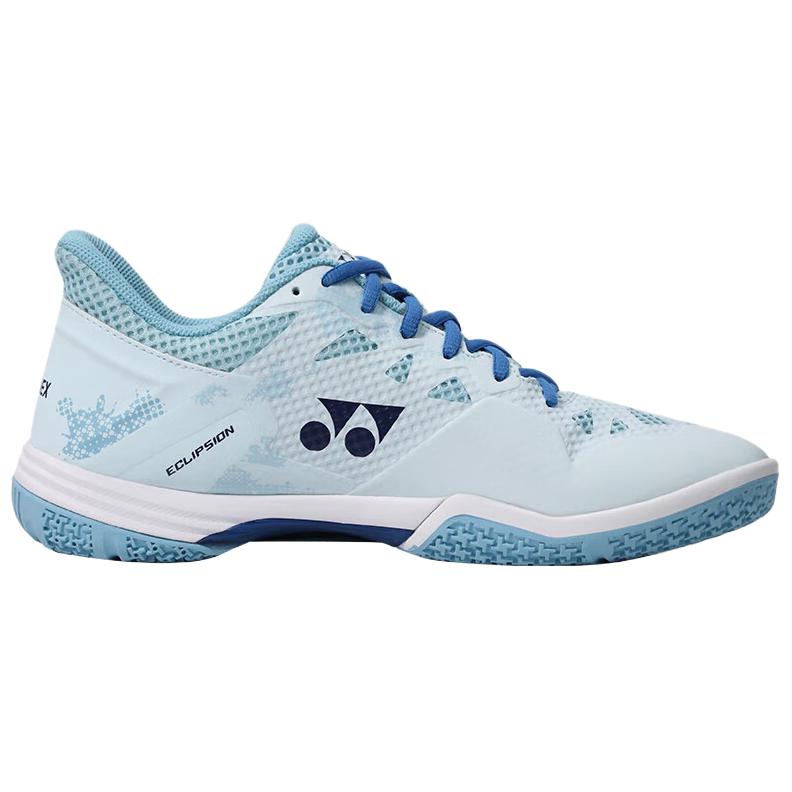 YONEX ELZ3 Comfortable Slip Resistant Abrasion Resistant Low top Badminton Shoes Unisex Blue White