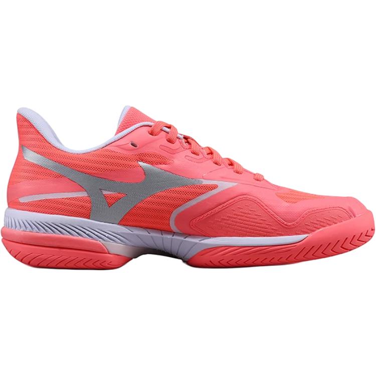 Mizuno Abrasion Resistant Breathable Coverage Support Low top Tennis Shoes Women’s Pink