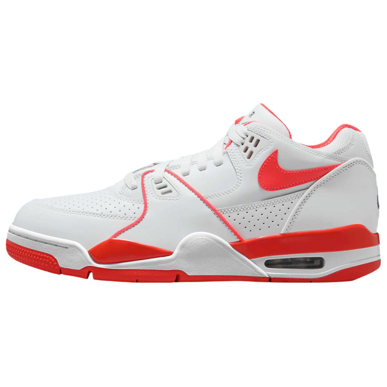 Nike Air Flight 89 Slip Resistant Abrasion Resistant Low top Basketball Shoes Men’s White Red