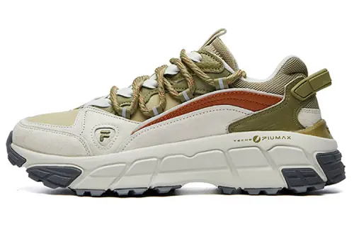FILA FUSION Skyrunner Textile, Synthetic Leather Low top Chunky Sneakers Women's Canvas Green