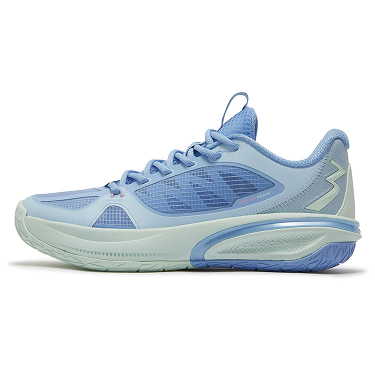 361° Cushioning Anti Slip And Wear Resistant Support Rebound Low Top Basketball Shoes Men’s Foam Teal