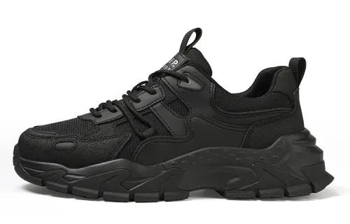 JEEP SPIRIT Low top Chunky Sneakers Men's Graphite Black