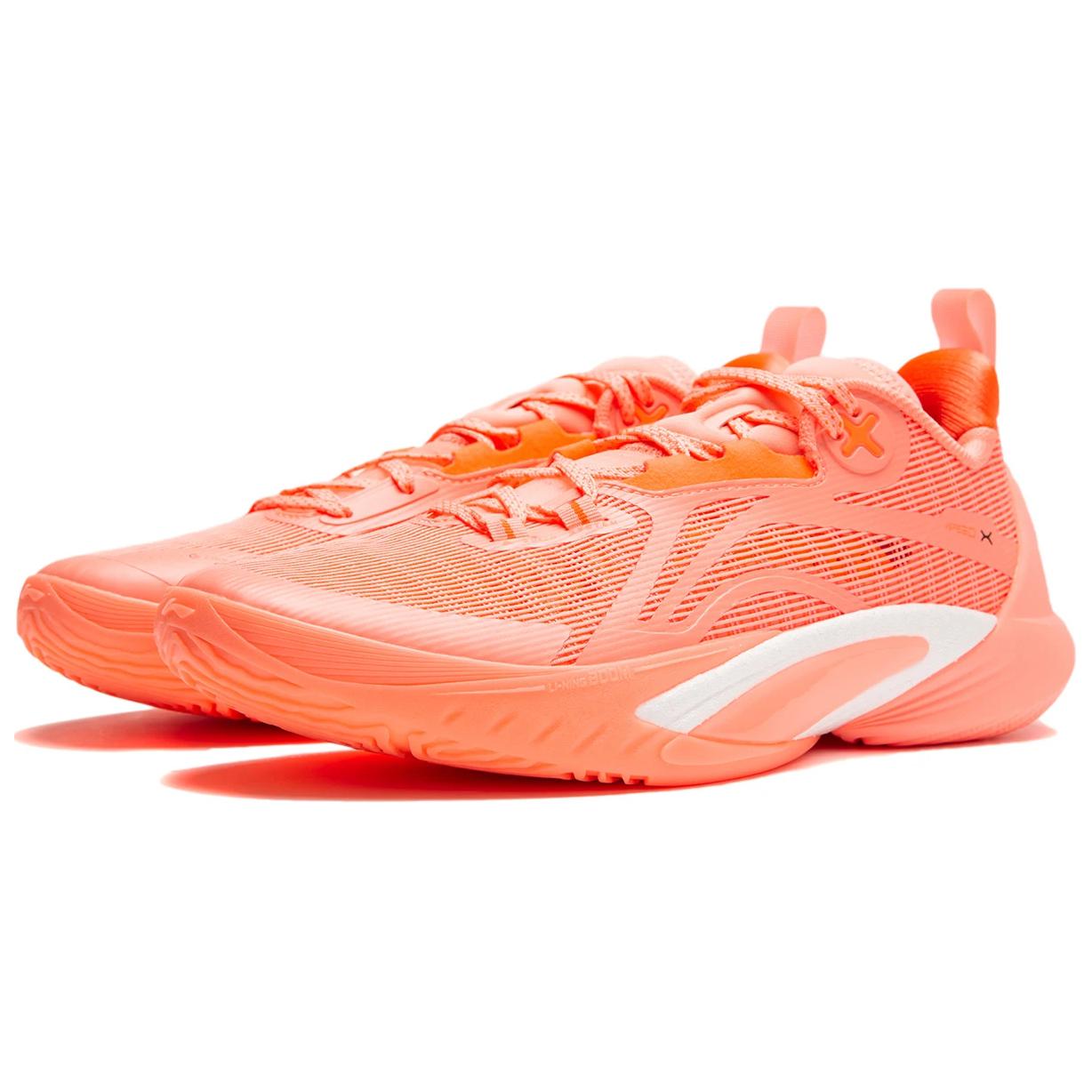 Li Ning Speed 10 Abrasion Resistant Breathable Low top Basketball Shoes Men’s Neon Orange