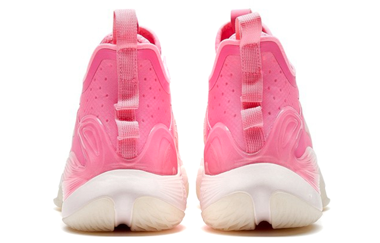 XTEP Light Feather 3rd Basketball Shoes Men’s Low Top Peach Pink/Pure Pink