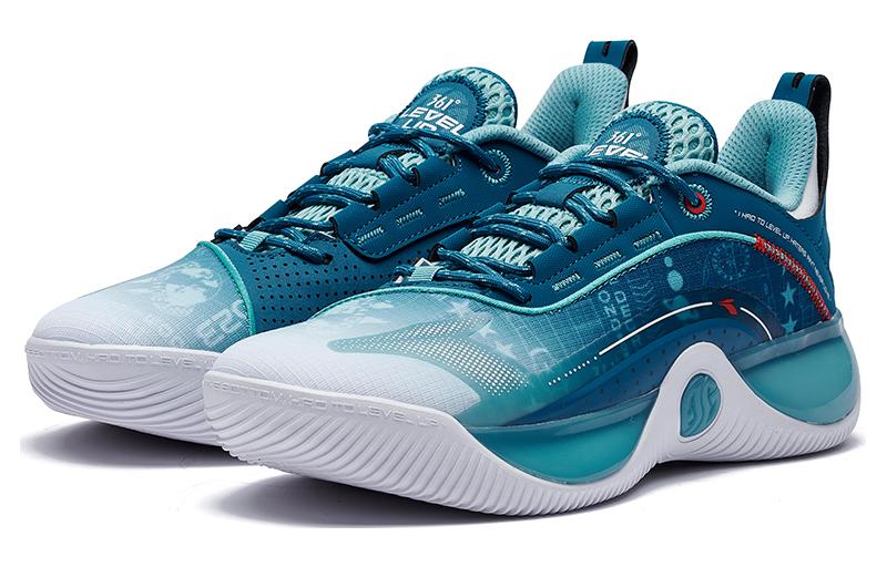 361° Slip Resistant Abrasion Resistant Low top Training Shoes Men’s Blue White