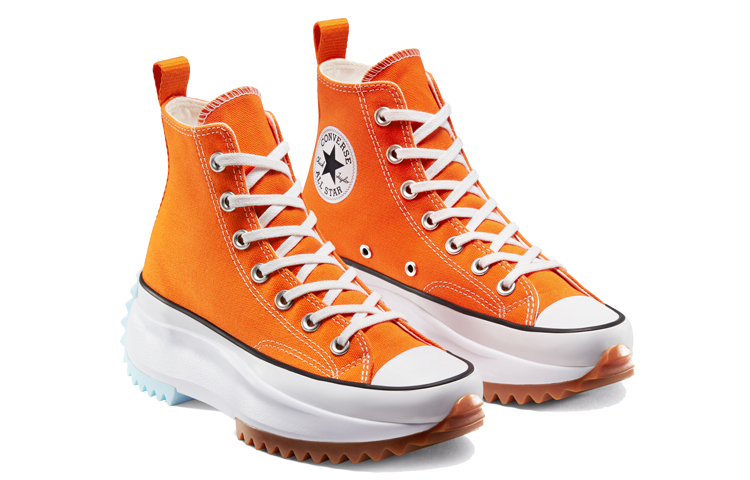 Кеды Converse Run Star Hike (оранжевые) — фото 3