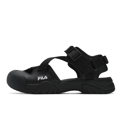 FILA PEITO Breathable Grip Height Increasing Abrasion Resistant Rebound River Trekking Shoes Women's Black